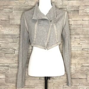 Lululemon Asymmetrical Cropped Bolero Jacket Size 10